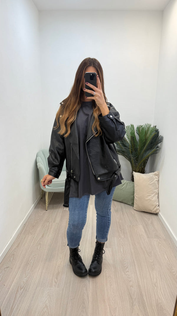 Chiodo PELLE BLACK
