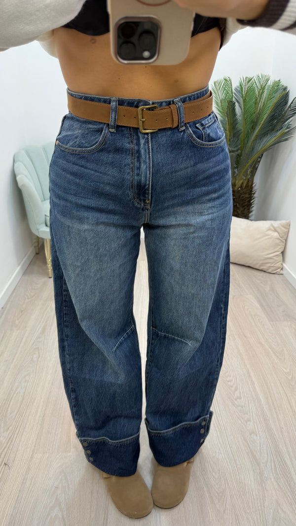 Jeans PALAZZO BOTTONI