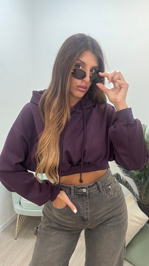 Felpa CROP BACK TO SCHOOL