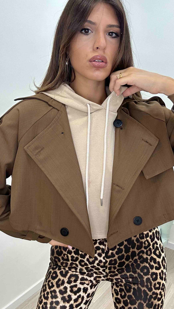 Trench Ilenia Brown