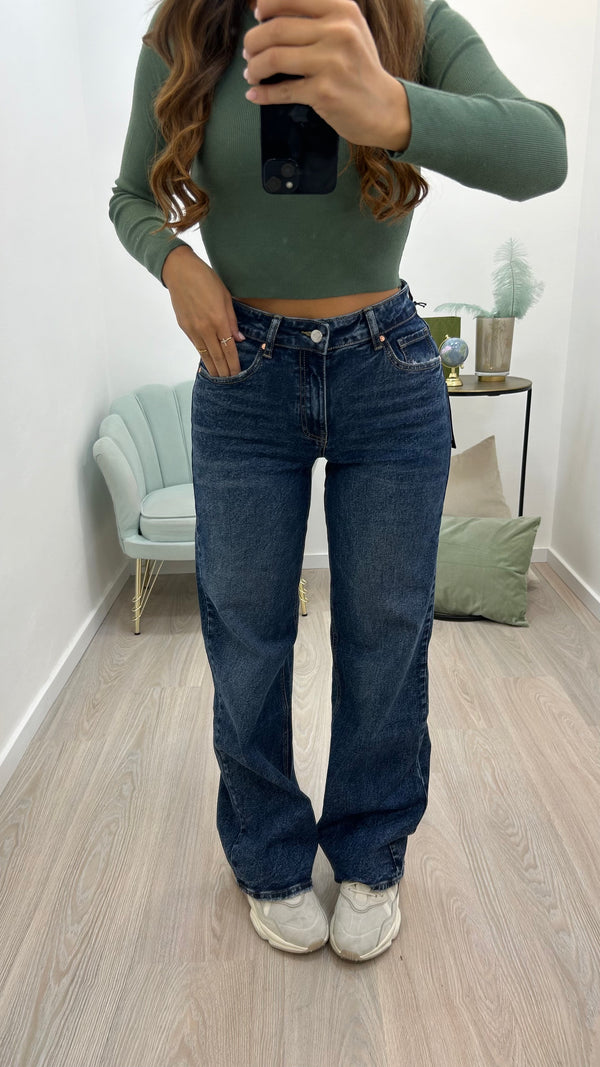 Jeans Palazzo Dark