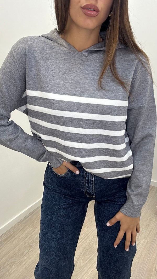 Pull Giulia Grey