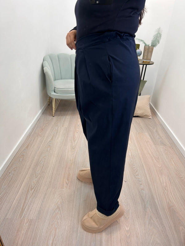 Pantalone Big Size Blu