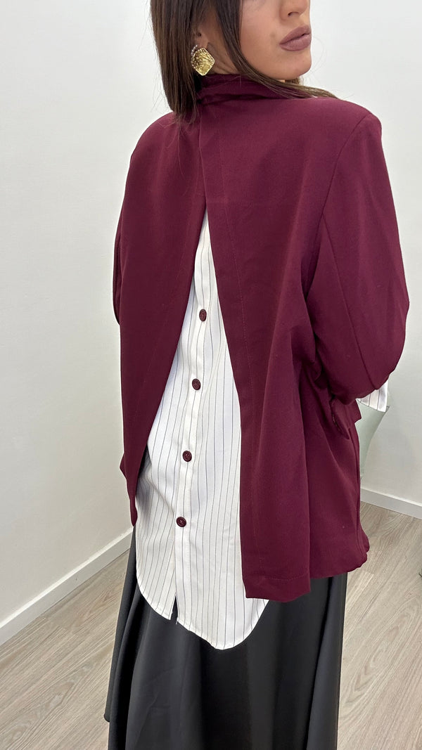 Blazer Lidia Bordeaux