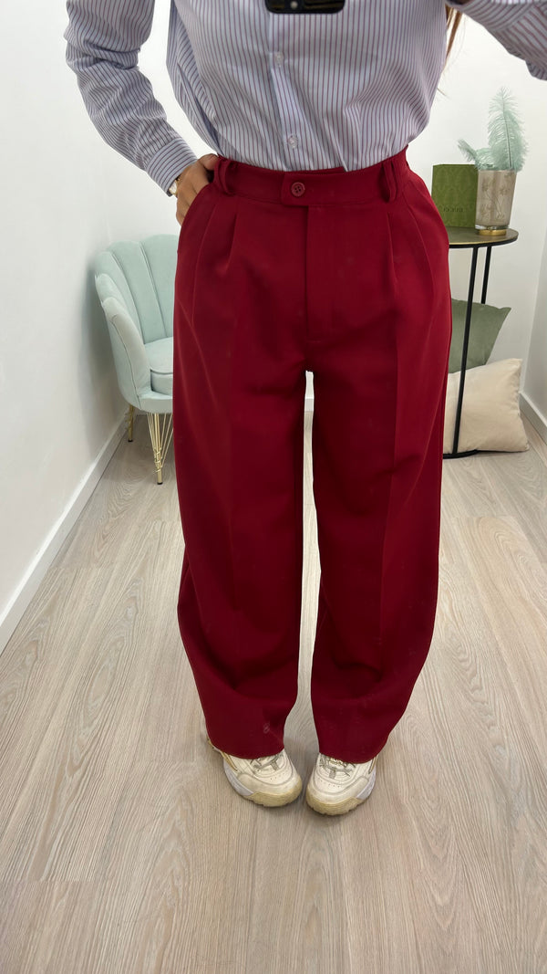 Pantalone Palazzo Bordeaux