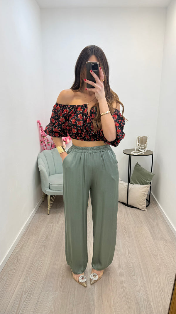 Pantalone Satin Army