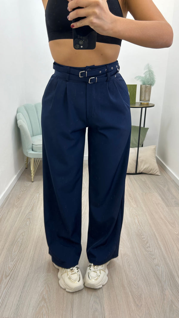 Pantalone Cinturini Blue