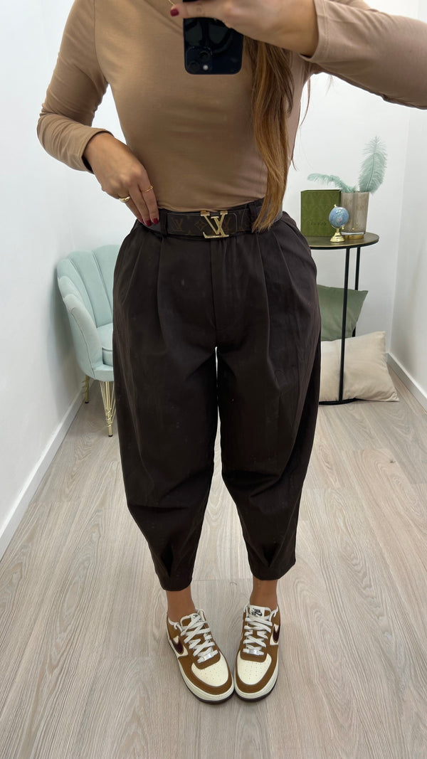 Pantalone Slouchy Brown