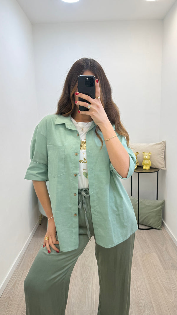 Camicia Aurora Salvia