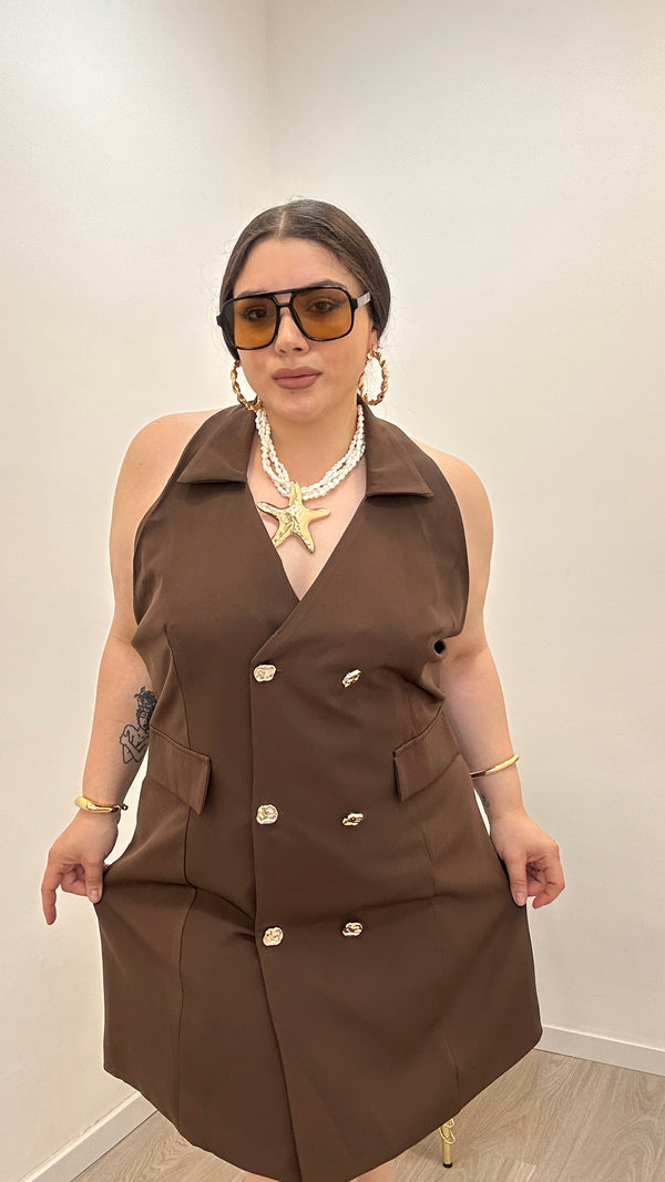 Dress Gioia Brown