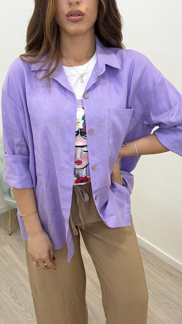 Camicia Aurora Lilla