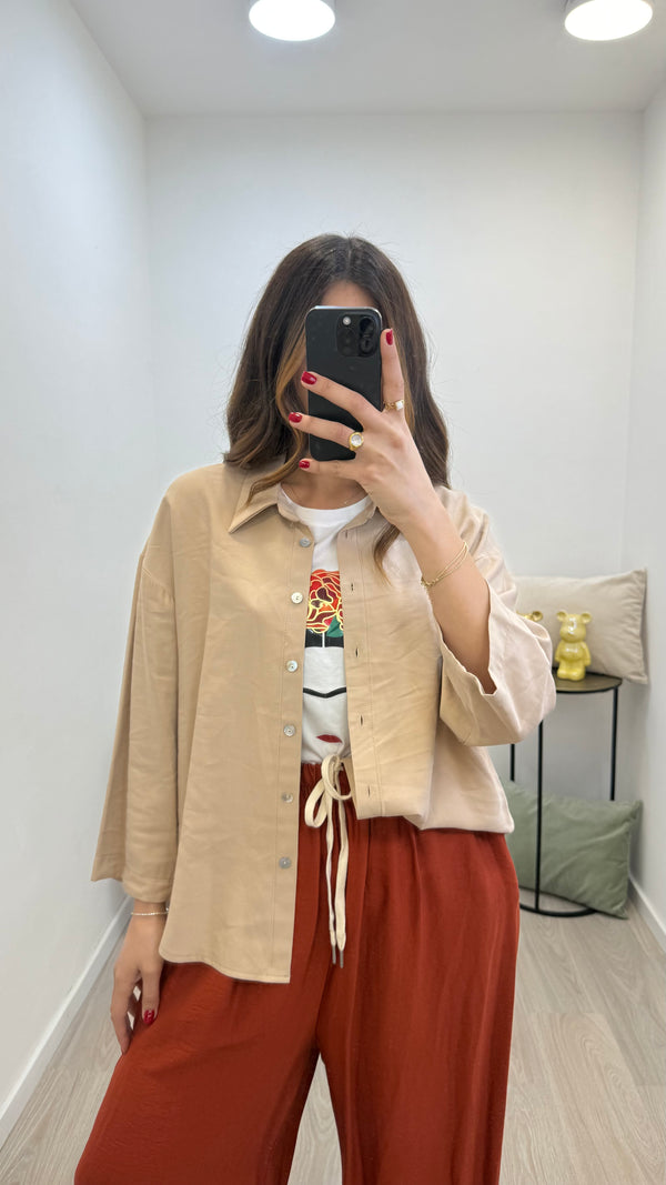 Camicia Denise Beige