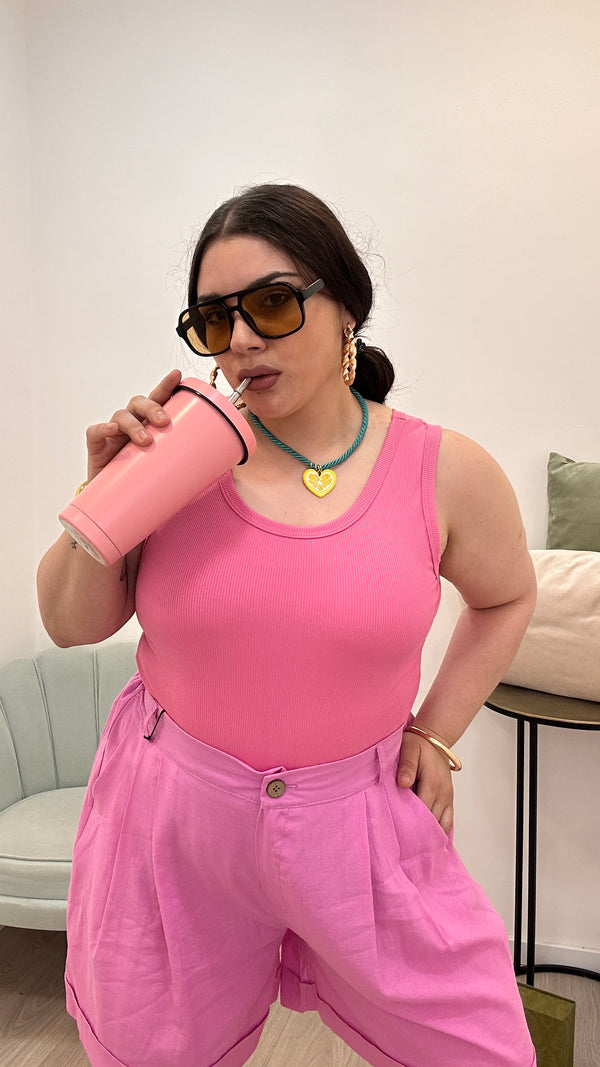 Canotta Basic Pink