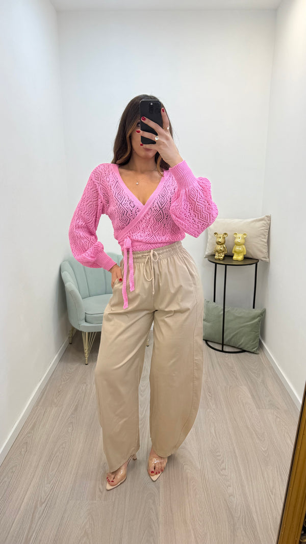 Pantalone Ballon Crema