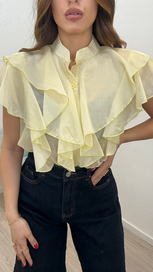 Camicia Romantique Yellow