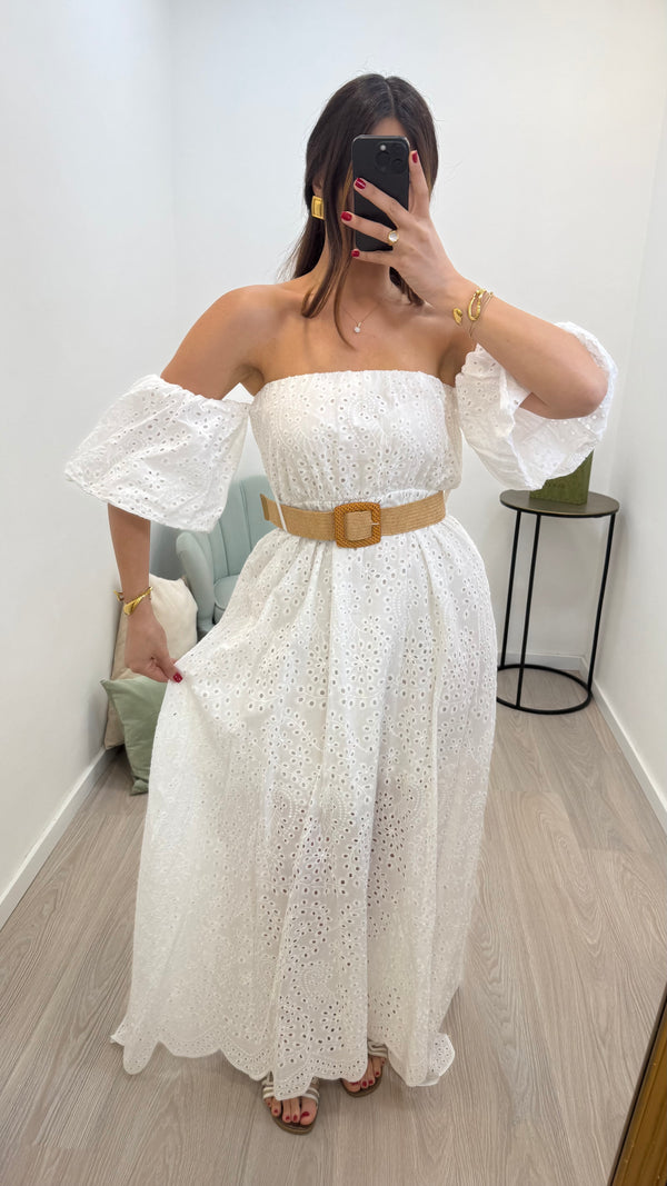 Abito Pizzo White