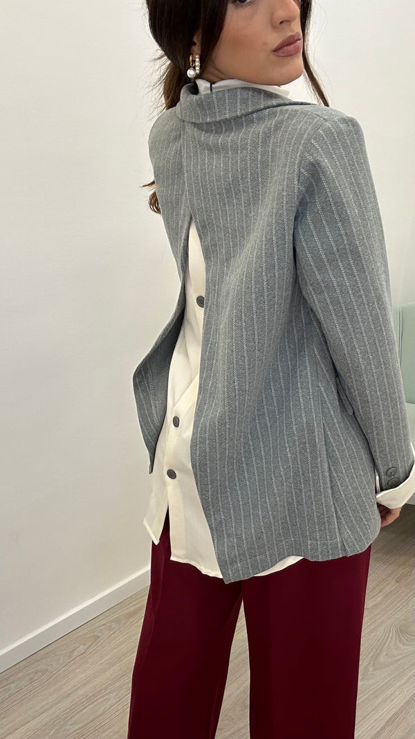 Blazer Elena Grey