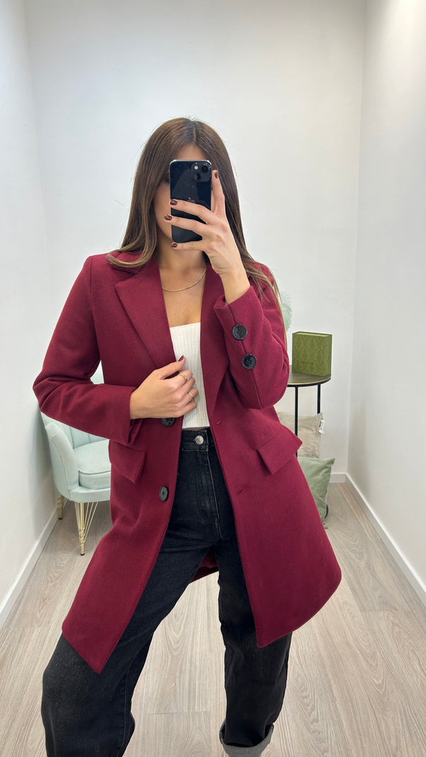 Cappotto Snow Bordeaux