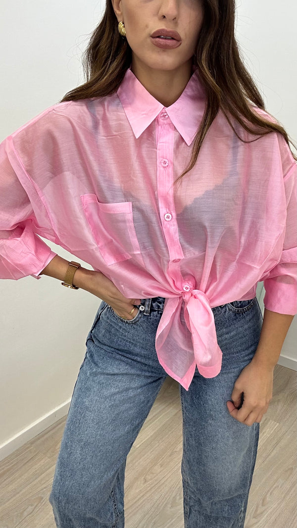 Camicia Satin Pink