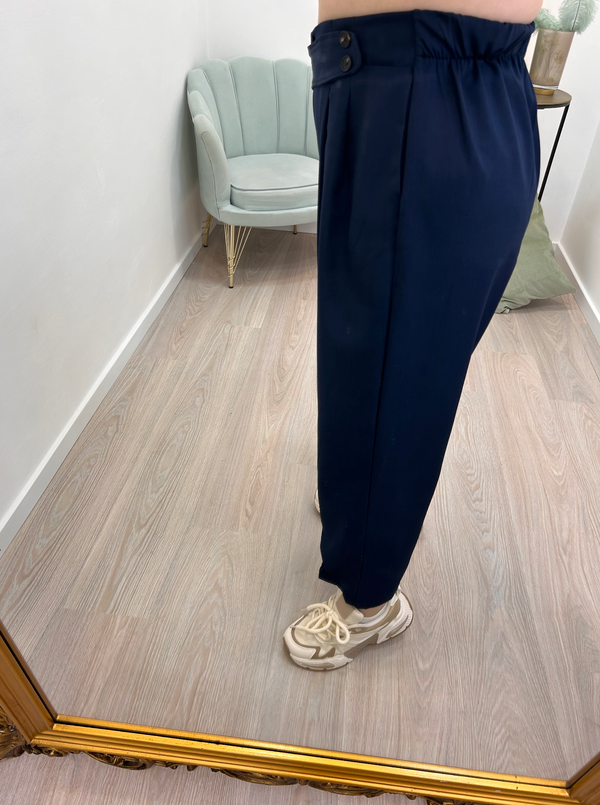 Pantalone Flora Blu