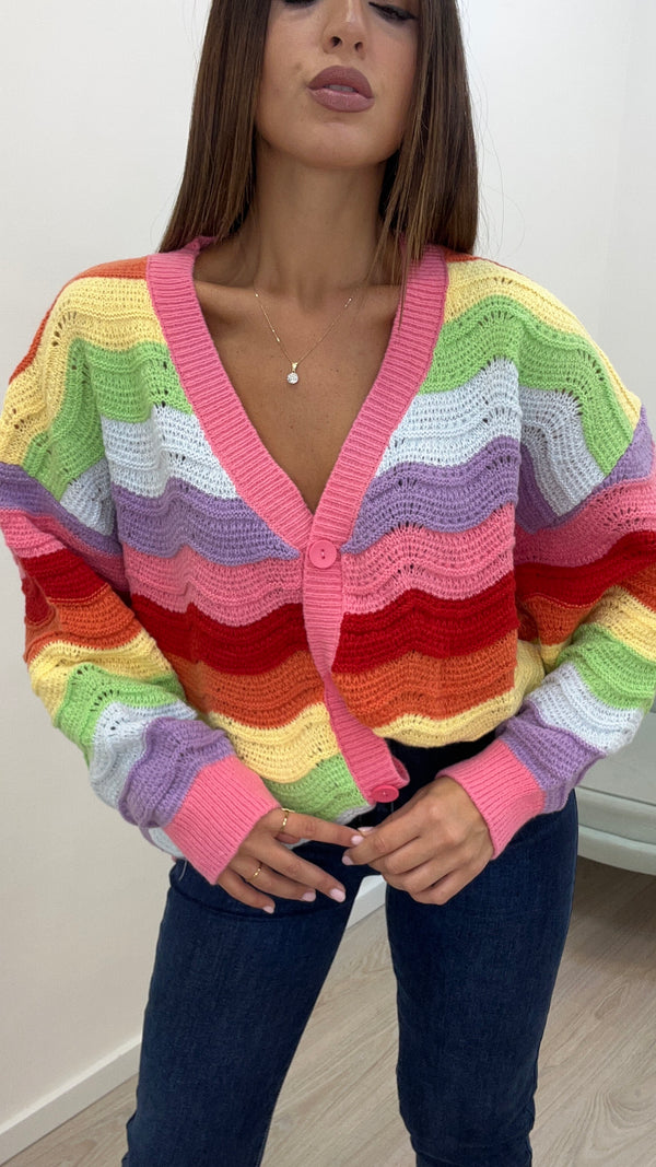 Cardigan Arcobaleno