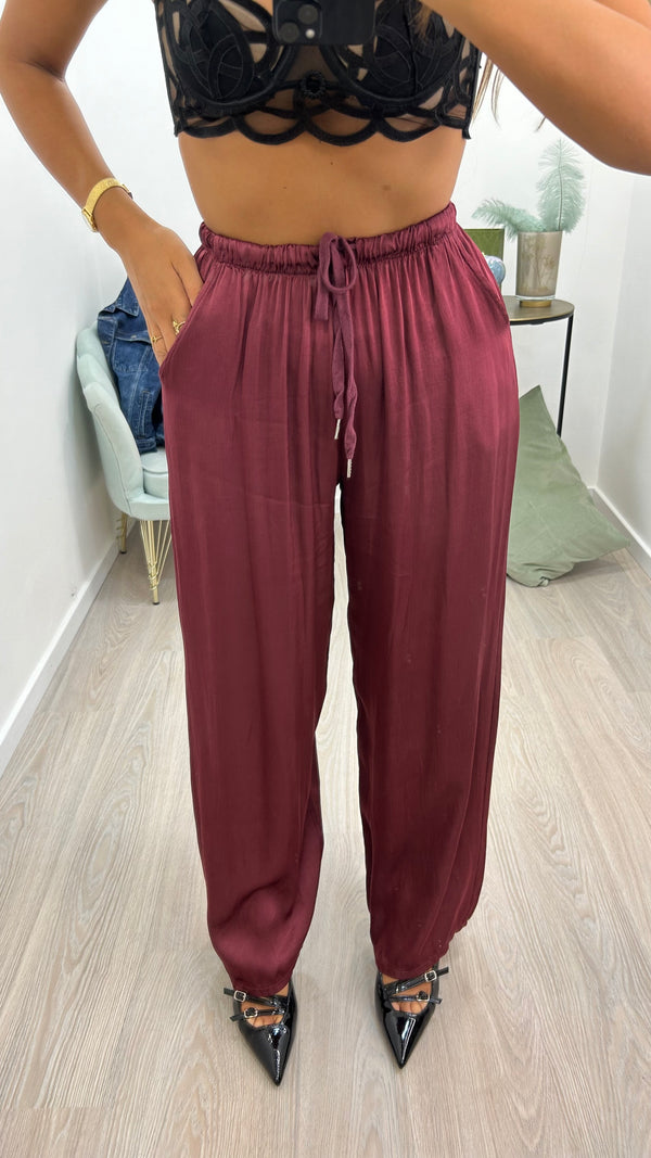 Pantalone Must Bordeaux