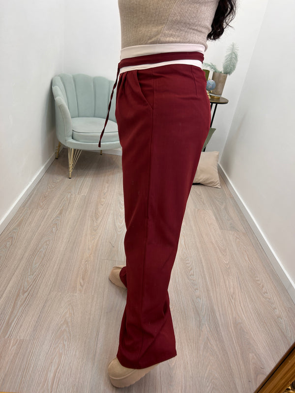 Pantalone Oliver Bordeux