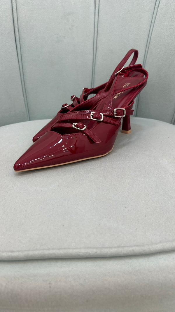 Slingback Bordeaux