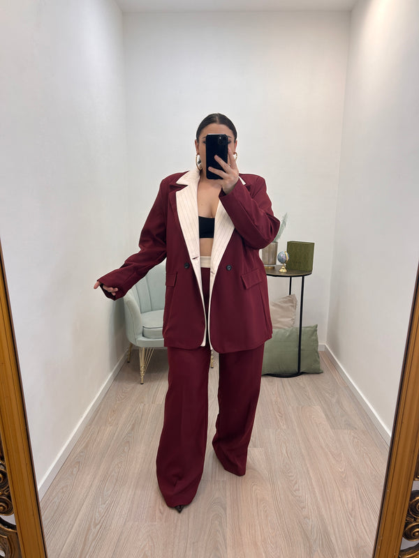 Tailleur Enea Bordeaux