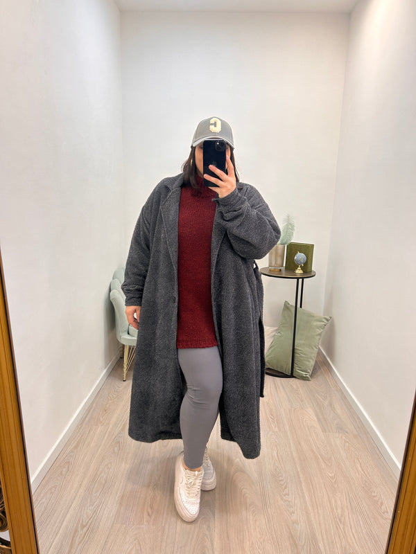 Cappotto Teddie Grey