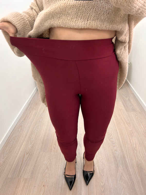 Leggings Contenitivo Bordeuax